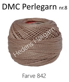 DMC Perlegarn nr. 8 farve 842